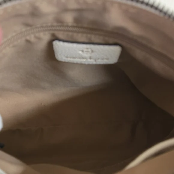 Nanette Lepore White Crossbody Bag with Gold Accents - Picture 6 of 6